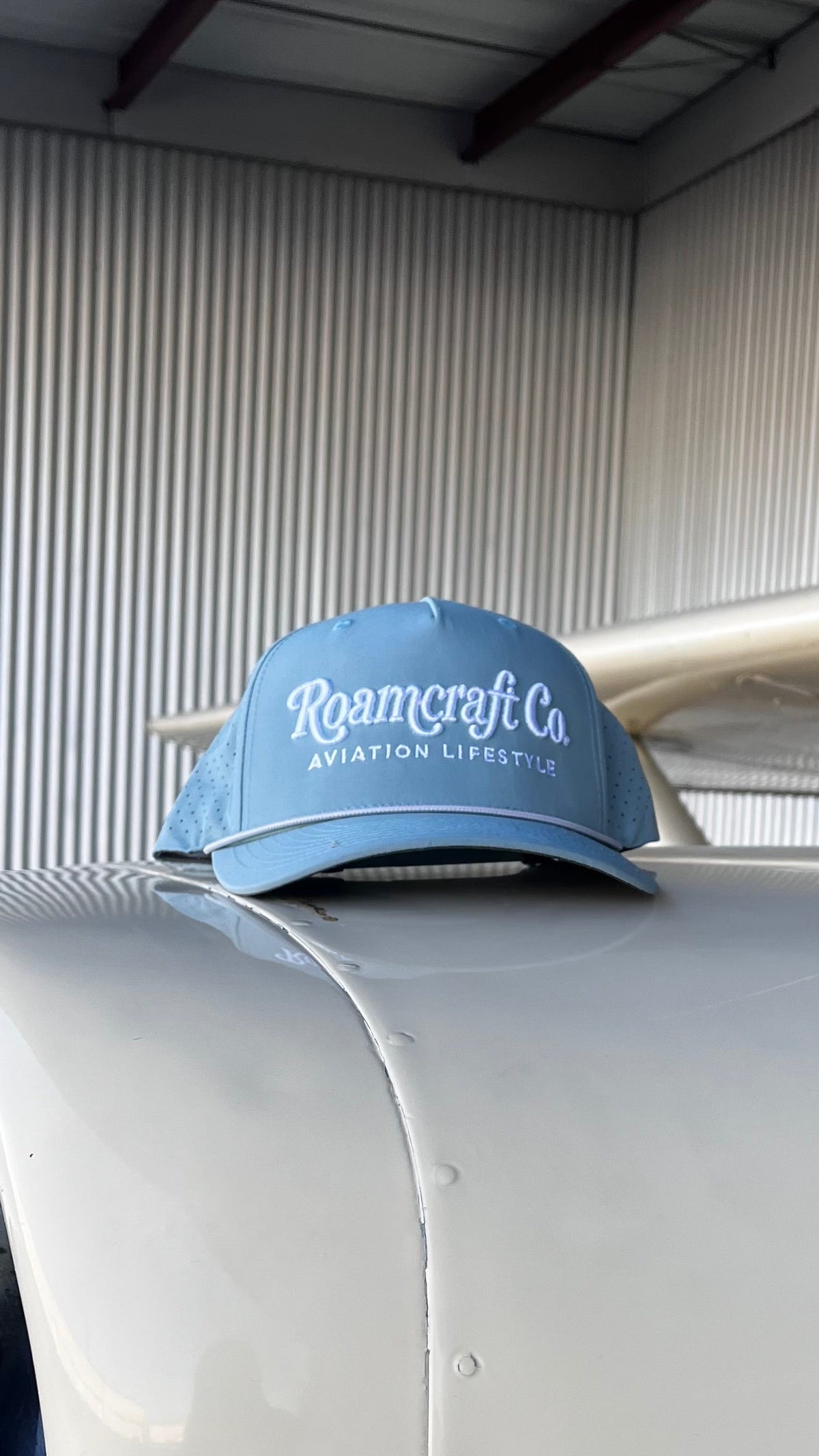 Aviation Lifestyle Hat - Smoke Blue