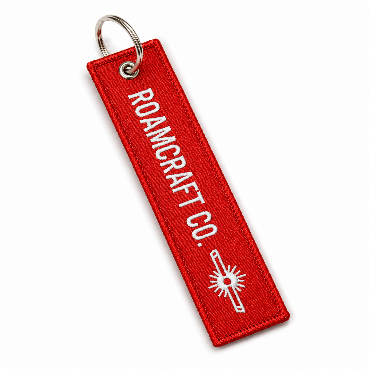 JUST FLY THE DANG PLANE Embroidered Aviation Keychain