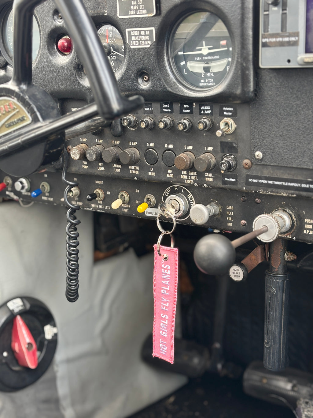 The HOT GIRLS FLY PLANES™ Keychain by Roamcraft Co.