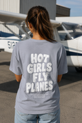 COMING SOON: Blue HOT GIRLS FLY PLANES™ Tee by ROAMCRAFT CO.
